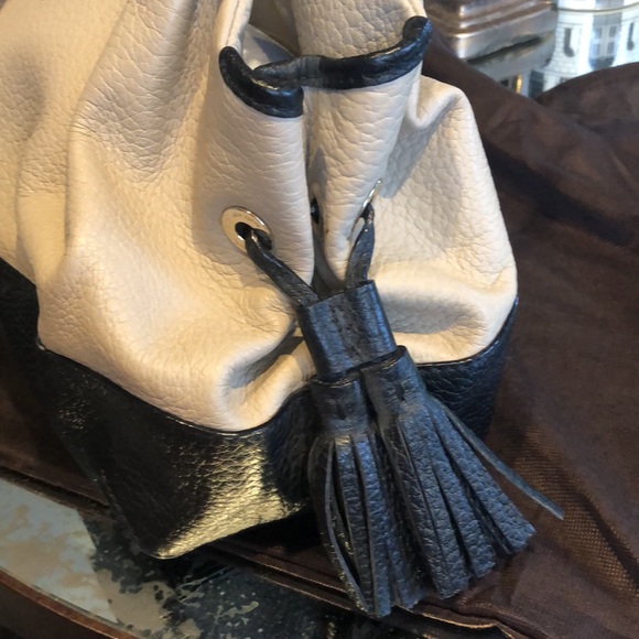 Kate Spade Navy/Tan Leather Purse - Picture 4 of 7